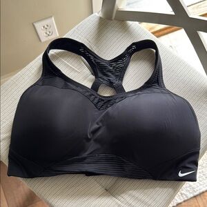 Nike Black Sports Bra with Racerback Design
